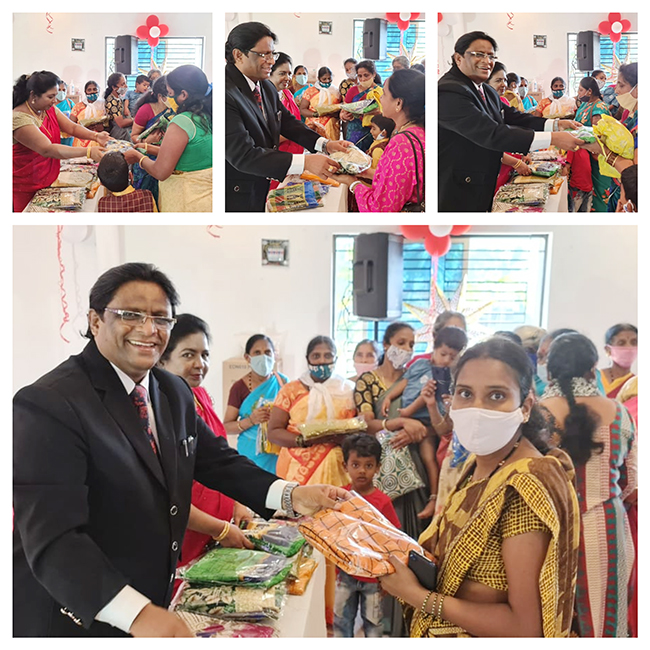 Grace Ministry Bro Andrew and Sis Hanna celebrated Christmas 2020 in Bangalore at the ministry prayer tower with pomp and grandeur on December 27th Sunday, 2020.